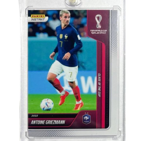 2022 Panini Instant FIFA W/C Antoine Griezmann card #12 /1031 in Premium Holder - Picture 3 of 3